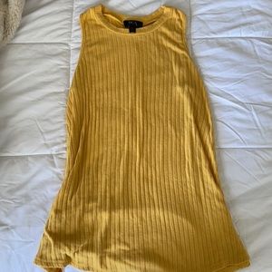 BCX golden yellow long flowing top